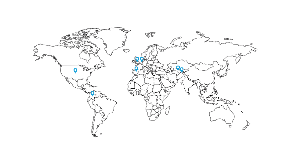 Silk Road Professionals Map Locations